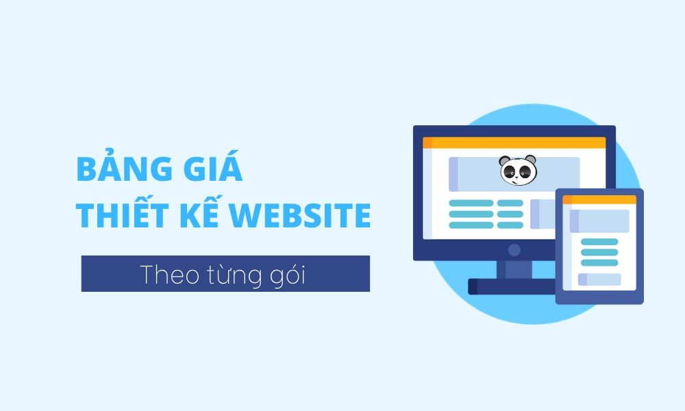 Bảng giá Thiết kế website chuyên nghiệp năm 2021