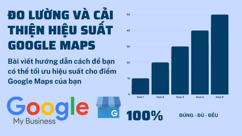 Đo lường và những việc cần làm để tăng hiệu suất Google Maps