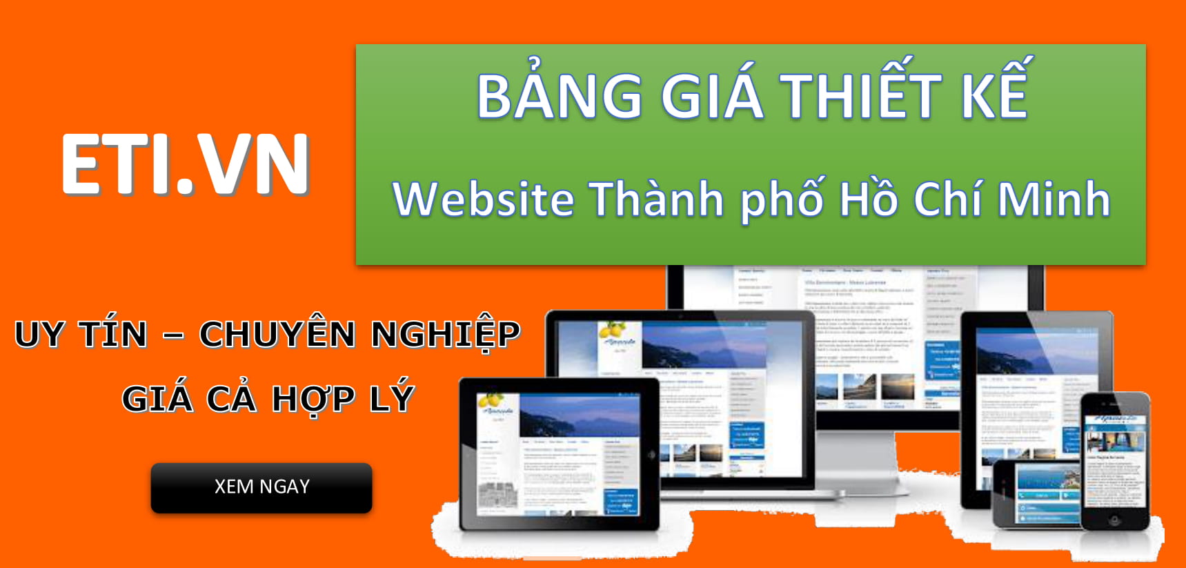 Bảng giá Thiết kế website tại Thành phố Hồ Chí Minh Bảng giá Thiết kế website tại Thành phố Hồ Chí Minh