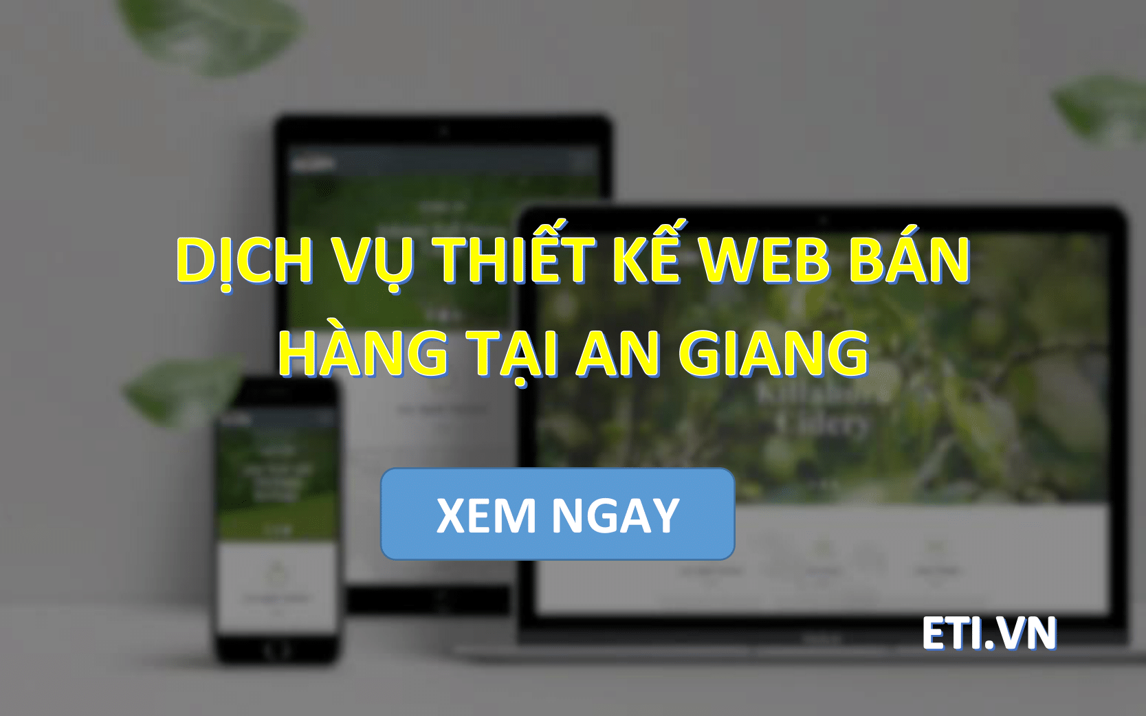 Dịch vụ Thiết kế web bán hàng tại An Giang