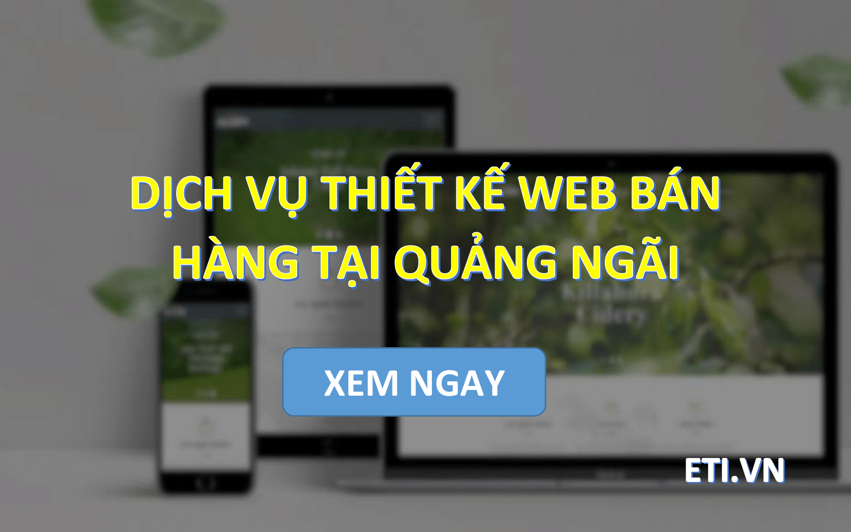Dịch vụ Thiết kế web bán hàng tại Quảng Ngãi