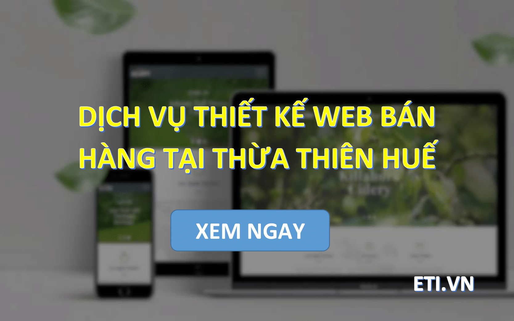 Dịch vụ Thiết kế web bán hàng tại Thừa Thiên Huế