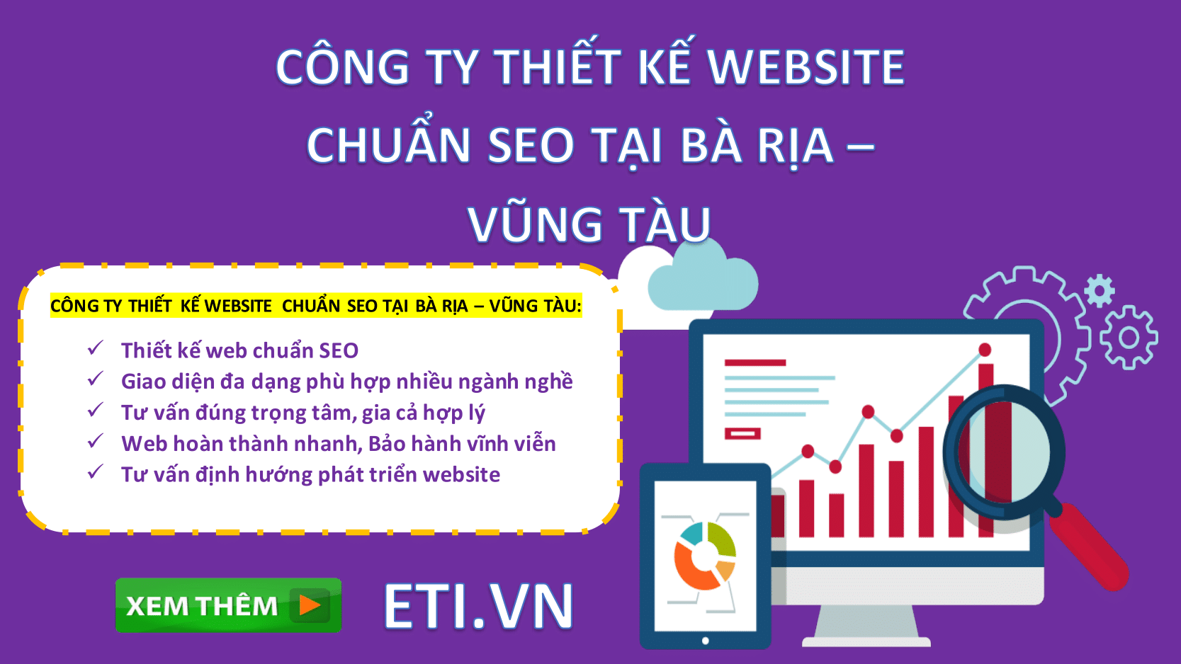 Công ty thiết kế website chuẩn Seo tại Bà rịa – Vũng tàu