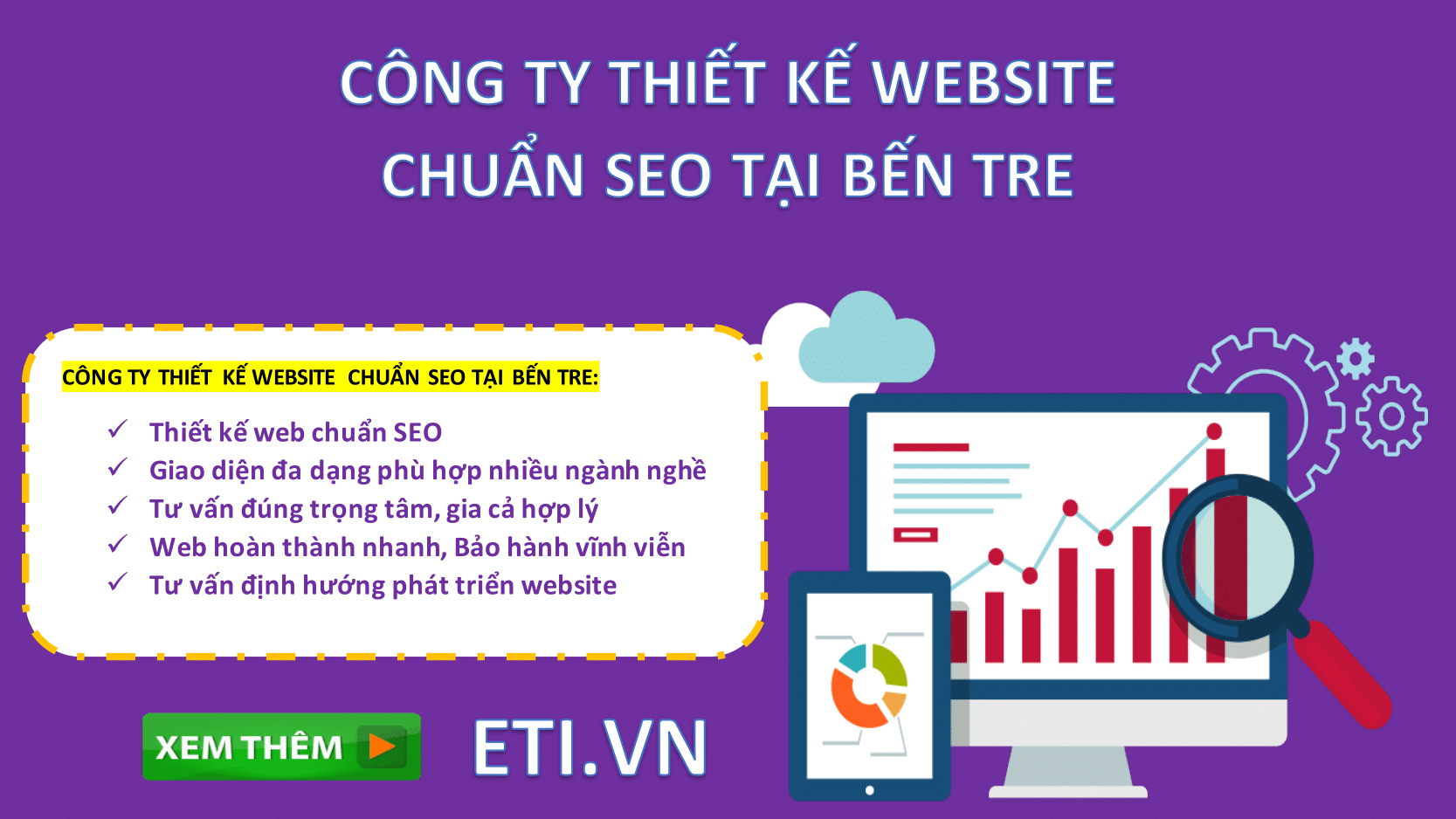 Công ty thiết kế website chuẩn Seo tại Bến Tre