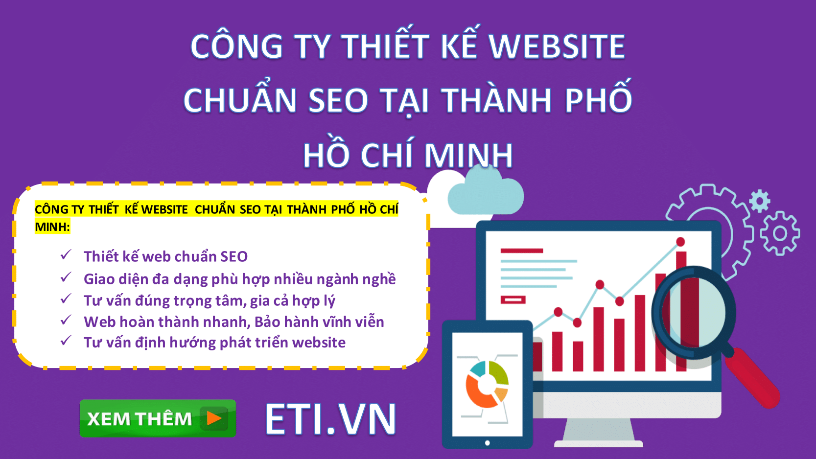 Công ty thiết kế website chuẩn Seo tại Thành phố Hồ Chí Minh